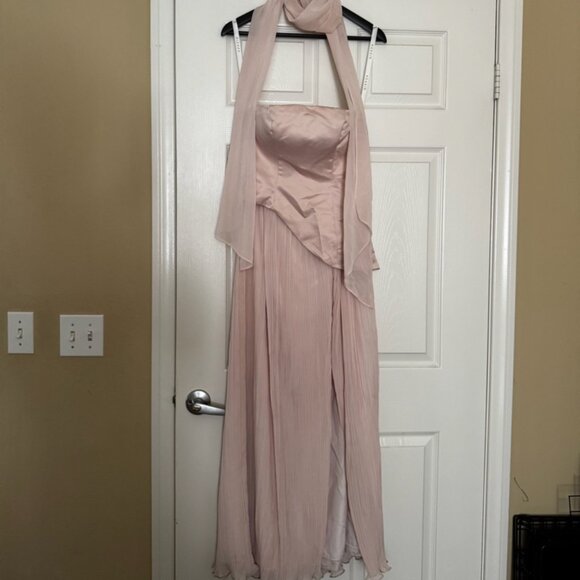 Azazie Bridesmaid Dress - Blush Pink - Picture 5 of 9